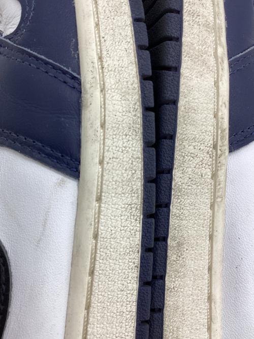 NIKE（ナイキ）NIKE (ナイキ) AIR JORDAN 1 RETRO HIGH OG ネイビー サイズ:cm28の古着・服飾アイテム