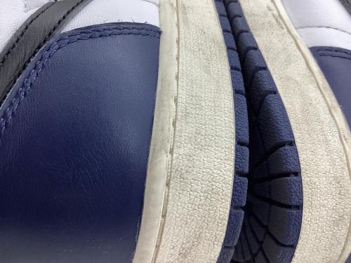 NIKE（ナイキ）NIKE (ナイキ) AIR JORDAN 1 RETRO HIGH OG ネイビー サイズ:cm28の古着・服飾アイテム