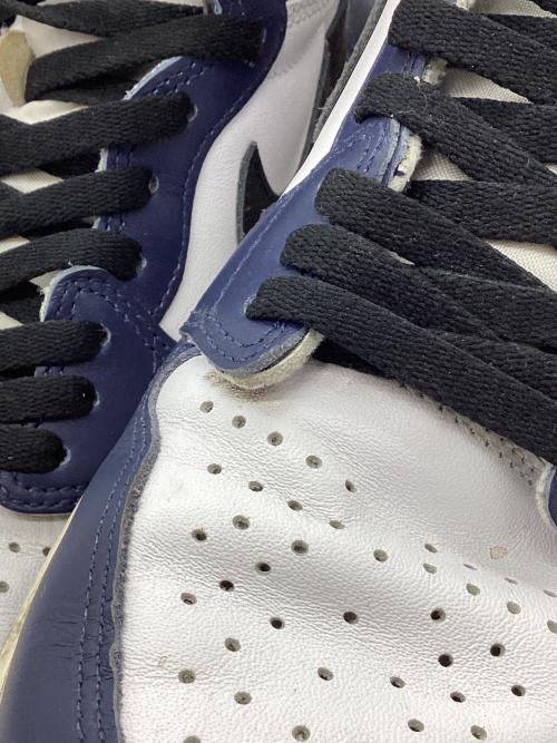 NIKE（ナイキ）NIKE (ナイキ) AIR JORDAN 1 RETRO HIGH OG ネイビー サイズ:cm28の古着・服飾アイテム