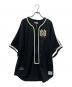 MITCHELL & NESS（ミッチェルアンドネス）の古着「ベースボールシャツ」｜ブラック
