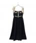 HER LIP TO（ハーリップトゥ）の古着「Tweed Long Dress」｜ブラック×ホワイト