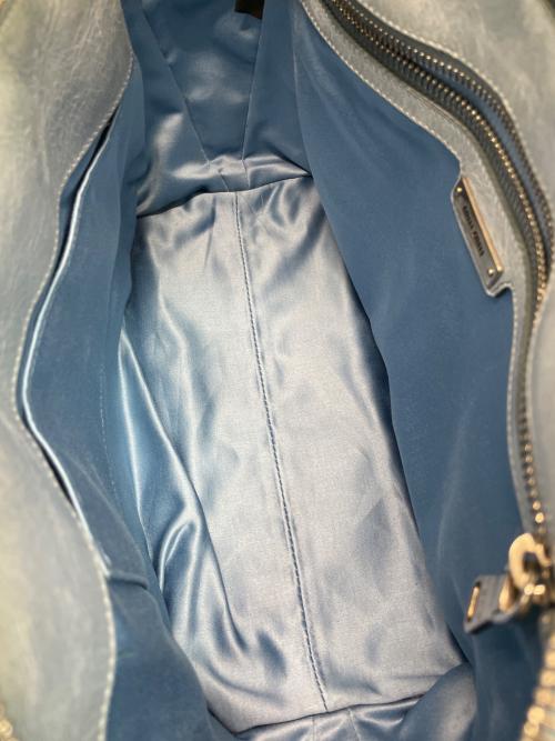 MIU MIU（ミュウミュウ）MIU MIU (ミュウミュウ) ハンドバッグ スカイブルーの古着・服飾アイテム