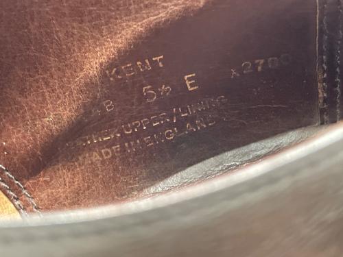 Crockett & Jones（クロケット＆ジョーンズ）Crockett & Jones (クロケット＆ジョーンズ) ストレートチップシューズ ブラウン サイズ:5 1/2Eの古着・服飾アイテム