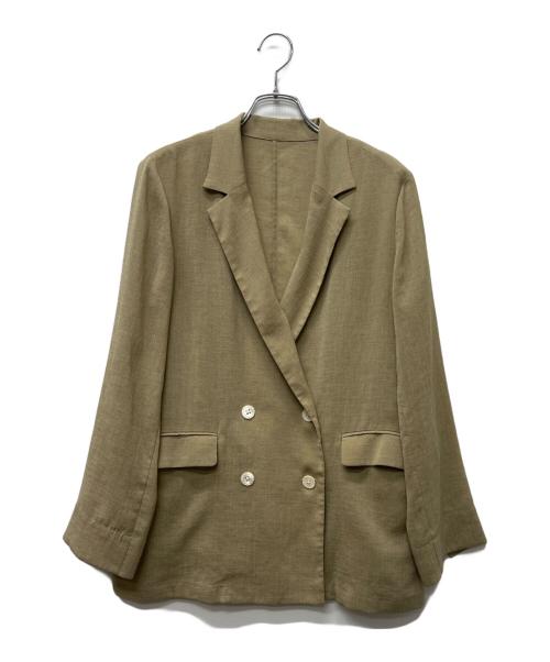 green label relaxing（グリーンレーベルリラクシング）green label relaxing (グリーンレーベルリラクシング) シアーエアジャケット ベージュ サイズ:FREEの古着・服飾アイテム