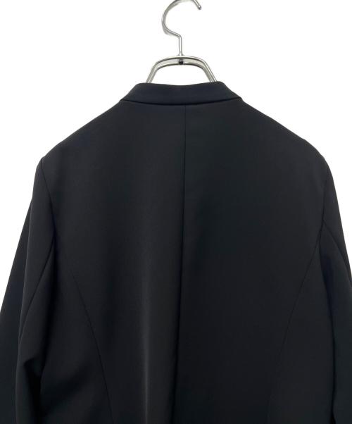 SOEJU（ソージュ）SOEJU (ソージュ) ストレッチファインノーカラージャケット ブラック サイズ:ＸＬの古着・服飾アイテム