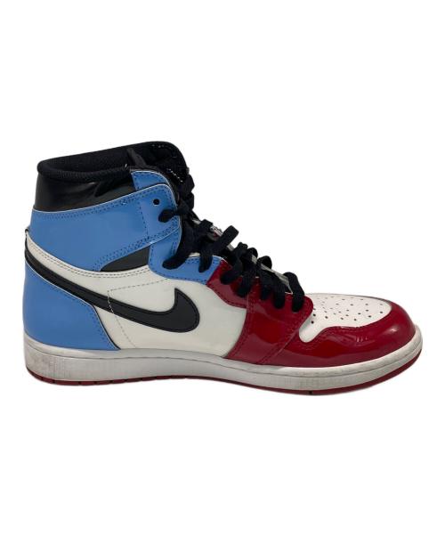 NIKE（ナイキ）NIKE (ナイキ) ハイカットスニーカー ブルー×レッド サイズ:cm27.5の古着・服飾アイテム