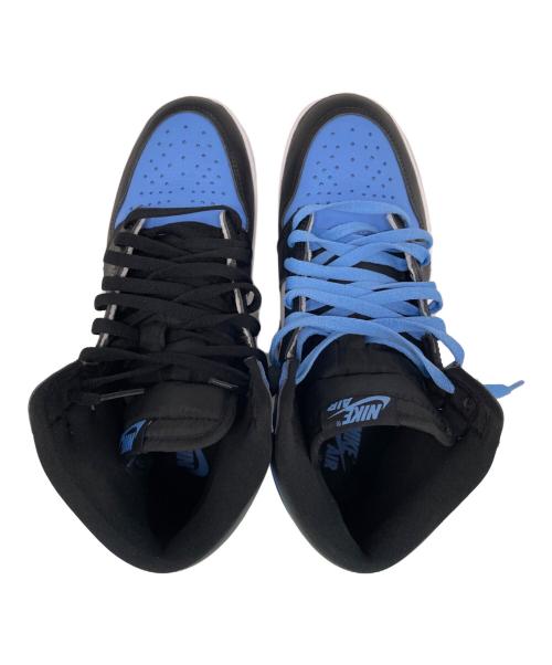 NIKE（ナイキ）NIKE (ナイキ) ハイカットスニーカー ブルー×ブラック サイズ:cm27.5の古着・服飾アイテム