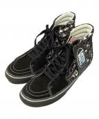 VANS×DISNEY×BEAMSヴァンズ×ディズニー×ビームス）の古着「スニーカー SK8-HI VANS（バンズ）　Disney（ディズニー）　BEAMS（ビームス）　V38-47BER」｜ブラック