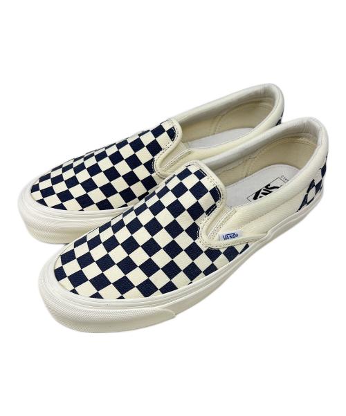 VANS（ヴァンズ）VANS (ヴァンズ) スリッポン　VANS（ヴァンズ）	721278　 ネイビー×アイボリー サイズ:28cmの古着・服飾アイテム