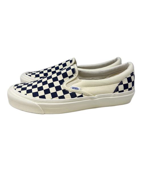 VANS（ヴァンズ）VANS (ヴァンズ) スリッポン　VANS（ヴァンズ）	721278　 ネイビー×アイボリー サイズ:28cmの古着・服飾アイテム