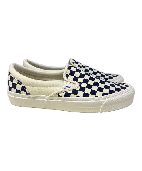 VANS（ヴァンズ）VANS (ヴァンズ) スリッポン　VANS（ヴァンズ）	721278　 ネイビー×アイボリー サイズ:28cmの古着・服飾アイテム