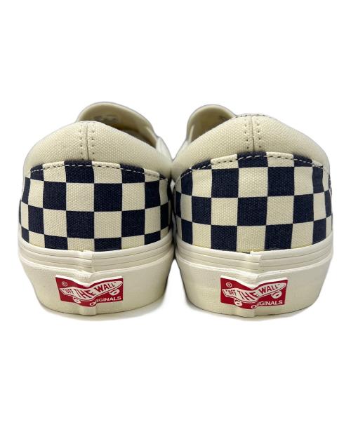 VANS（ヴァンズ）VANS (ヴァンズ) スリッポン　VANS（ヴァンズ）	721278　 ネイビー×アイボリー サイズ:28cmの古着・服飾アイテム