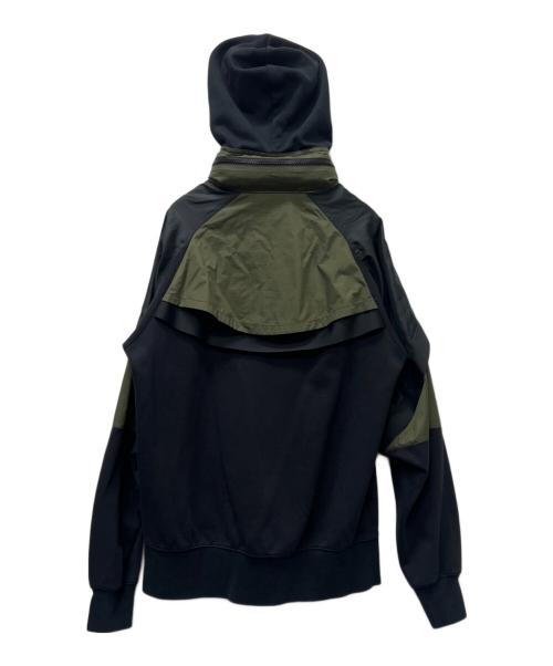 NIKE（ナイキ）NIKE (ナイキ) sacai (サカイ) NRG Full Zip Parker カーキ×ブラック サイズ:Mの古着・服飾アイテム
