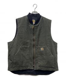 CarHartt（カーハート）の古着「中綿ベスト」｜オリーブ×ブラック