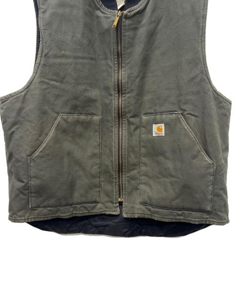CarHartt（カーハート）CarHartt (カーハート) 中綿ベスト オリーブ×ブラック サイズ:ＸＬの古着・服飾アイテム