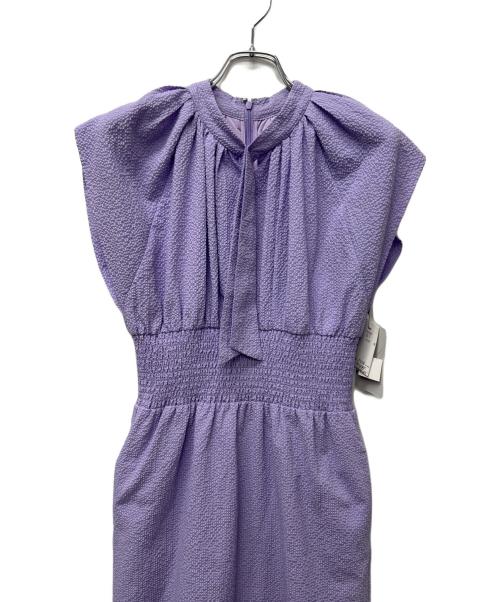 CELFORD（セルフォード）CELFORD (セルフォード) ボウタイタイトワンピース パープル サイズ:３６の古着・服飾アイテム