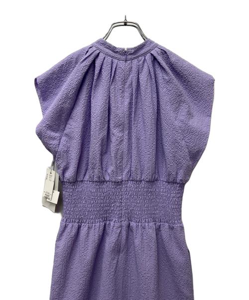 CELFORD（セルフォード）CELFORD (セルフォード) ボウタイタイトワンピース パープル サイズ:３６の古着・服飾アイテム