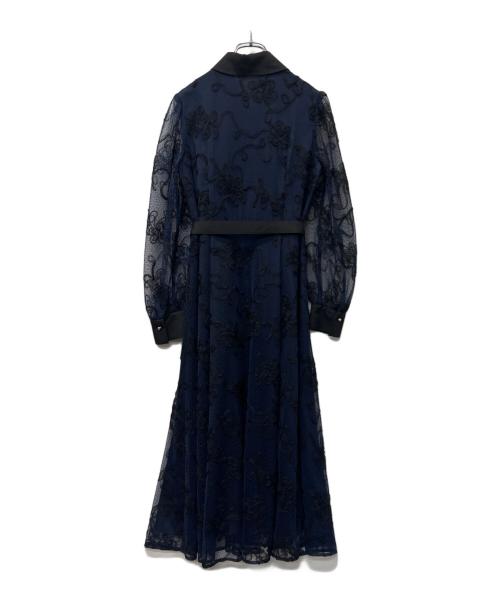 GRACE CONTINENTAL（（グレースコンチネンタル）GRACE CONTINENTAL (（グレースコンチネンタル) 長袖ワンピース ネイビー サイズ:３６の古着・服飾アイテム