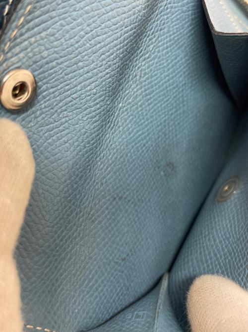 HERMES（エルメス）HERMES (エルメス) 2つ折り財布 スカイブルーの古着・服飾アイテム