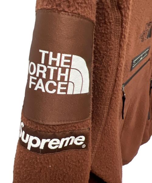 THE NORTH FACE（ザ ノース フェイス）THE NORTH FACE (ザ ノース フェイス) SUPREME (シュプリーム) Steep Tech Fleece Pullover ブラウン サイズ:Mの古着・服飾アイテム