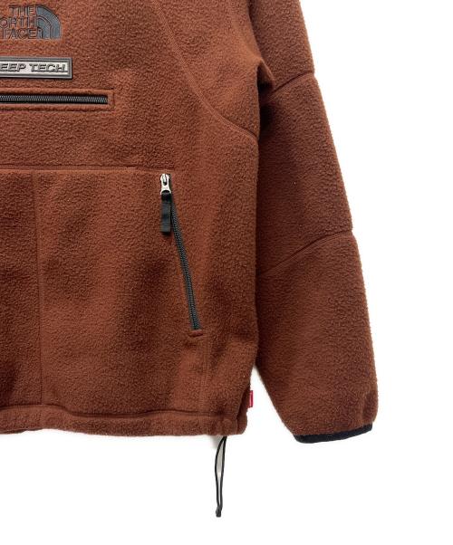 THE NORTH FACE（ザ ノース フェイス）THE NORTH FACE (ザ ノース フェイス) SUPREME (シュプリーム) Steep Tech Fleece Pullover ブラウン サイズ:Mの古着・服飾アイテム