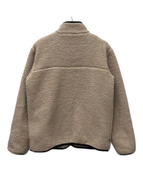 stussy（ステューシー）stussy (ステューシー) ボアジャケット ベージュ サイズ:Ｍの古着・服飾アイテム