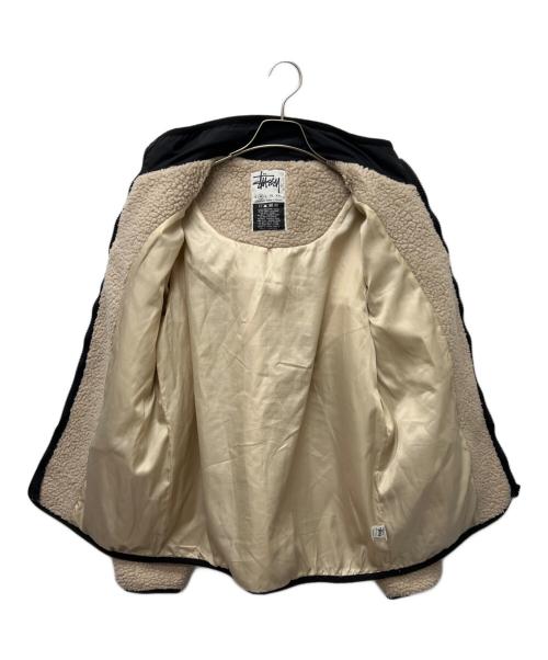 stussy（ステューシー）stussy (ステューシー) ボアジャケット ベージュ サイズ:Ｍの古着・服飾アイテム