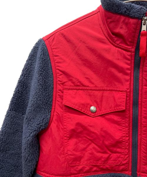 POLO RALPH LAUREN（ポロ・ラルフローレン）POLO RALPH LAUREN (ポロ・ラルフローレン) ボアフリースジャケット ネイビー×レッド サイズ:Ｓの古着・服飾アイテム