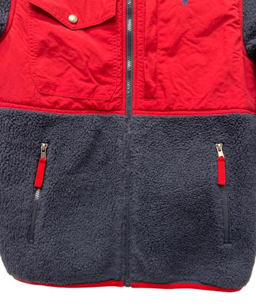POLO RALPH LAUREN（ポロ・ラルフローレン）POLO RALPH LAUREN (ポロ・ラルフローレン) ボアフリースジャケット ネイビー×レッド サイズ:Ｓの古着・服飾アイテム