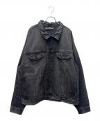 FOG ESSENTIALSフィアオブゴッド エッセンシャル）の古着「ボックスデニムジャケット」｜ブラック