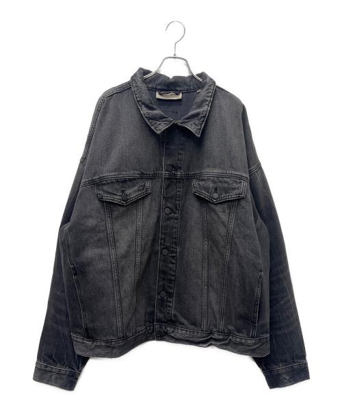 FOG ESSENTIALS（フィアオブゴッド エッセンシャル）FOG ESSENTIALS (フィアオブゴッド エッセンシャル) ボックスデニムジャケット ブラック サイズ:Ｌの古着・服飾アイテム