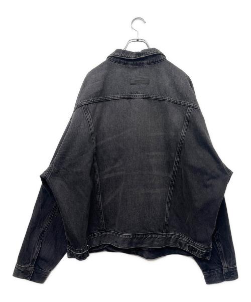 FOG ESSENTIALS（フィアオブゴッド エッセンシャル）FOG ESSENTIALS (フィアオブゴッド エッセンシャル) ボックスデニムジャケット ブラック サイズ:Ｌの古着・服飾アイテム