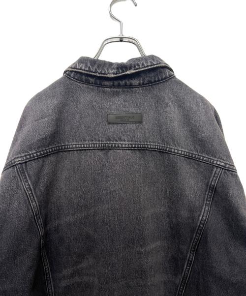 FOG ESSENTIALS（フィアオブゴッド エッセンシャル）FOG ESSENTIALS (フィアオブゴッド エッセンシャル) ボックスデニムジャケット ブラック サイズ:Ｌの古着・服飾アイテム