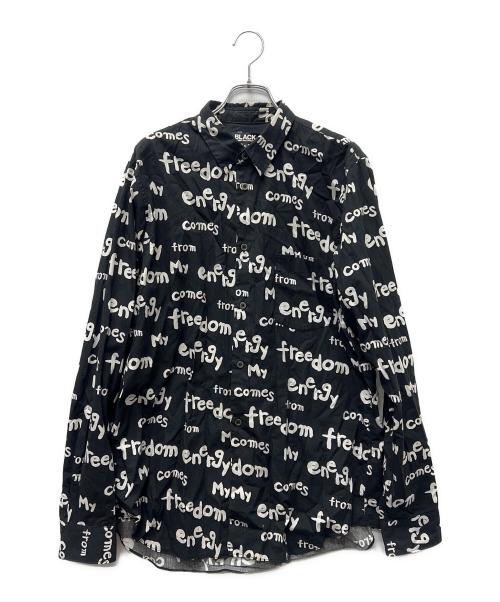 BLACK COMME des GARCONS（ブラックコムデギャルソン）BLACK COMME des GARCONS (ブラックコムデギャルソン) 長袖シャツ ブラック サイズ:ＸＬの古着・服飾アイテム