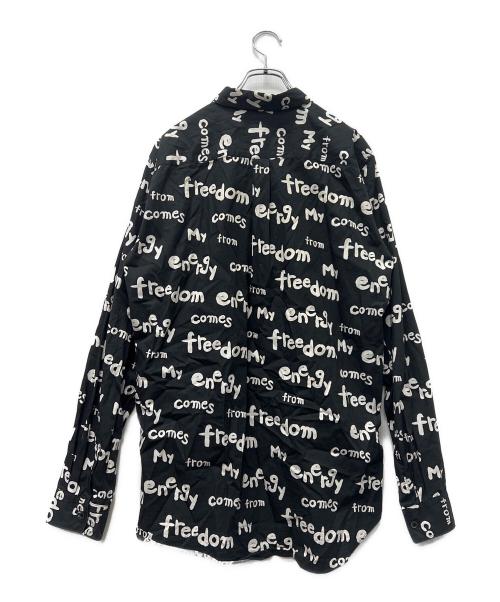 BLACK COMME des GARCONS（ブラックコムデギャルソン）BLACK COMME des GARCONS (ブラックコムデギャルソン) 長袖シャツ ブラック サイズ:ＸＬの古着・服飾アイテム