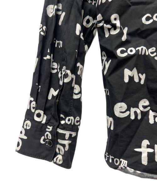 BLACK COMME des GARCONS（ブラックコムデギャルソン）BLACK COMME des GARCONS (ブラックコムデギャルソン) 長袖シャツ ブラック サイズ:ＸＬの古着・服飾アイテム
