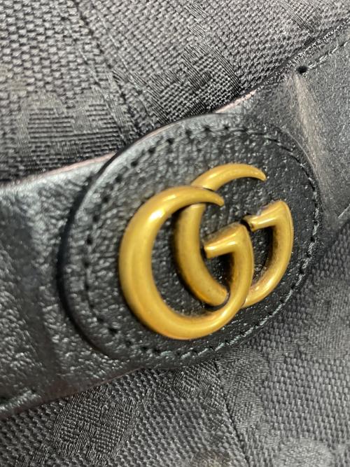 GUCCI（グッチ）GUCCI (グッチ) GGキャンバスバケットハット ブラックの古着・服飾アイテム