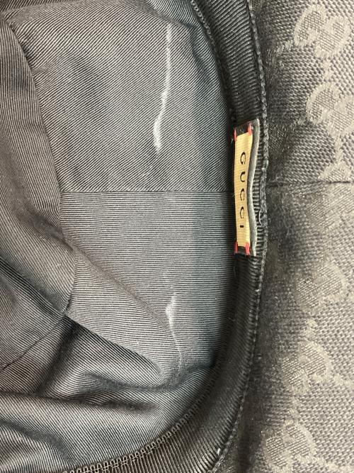 GUCCI（グッチ）GUCCI (グッチ) GGキャンバスバケットハット ブラックの古着・服飾アイテム