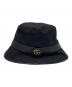 GUCCI (グッチ) GGキャンバスバケットハット ブラック：25000円