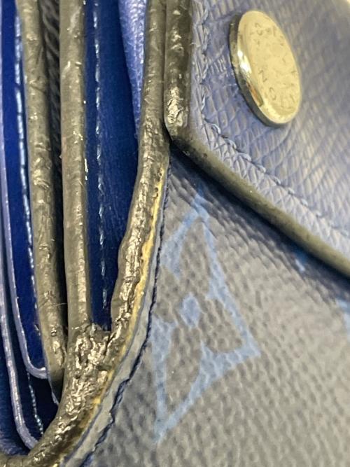 LOUIS VUITTON（ルイ ヴィトン）LOUIS VUITTON (ルイ ヴィトン) 3つ折り財布 ブルーの古着・服飾アイテム