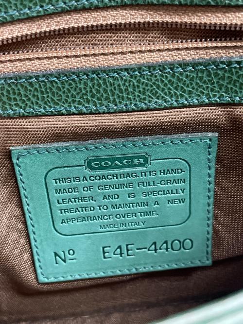 COACH（コーチ）COACH (コーチ) ショルダーバッグ グリーンの古着・服飾アイテム