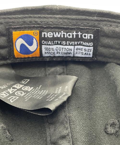 NEWHATTAN（ニューハッタン）NEWHATTAN (ニューハッタン) Essay (エッセイ) キャップ ブラックの古着・服飾アイテム