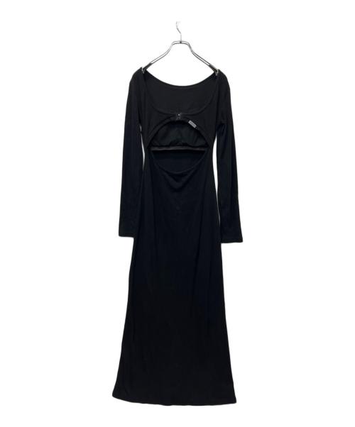 ALEXIA STAM（アリシアスタン）ALEXIA STAM (アリシアスタン) Back Adjuster Long Sleeve Rib Dress ブラック サイズ:Sの古着・服飾アイテム