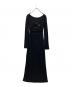 ALEXIA STAM (アリシアスタン) Back Adjuster Long Sleeve Rib Dress ブラック サイズ:S：7000円