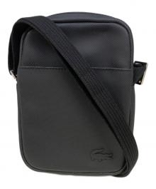 LACOSTE（ラコステ）の古着「ショルダーバッグ　LACOSTE（ラコステ）　	NH2340H」｜ブラック