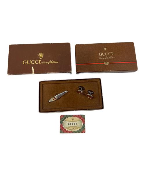 GUCCI（グッチ）GUCCI (グッチ) カフス・タイピンセットの古着・服飾アイテム
