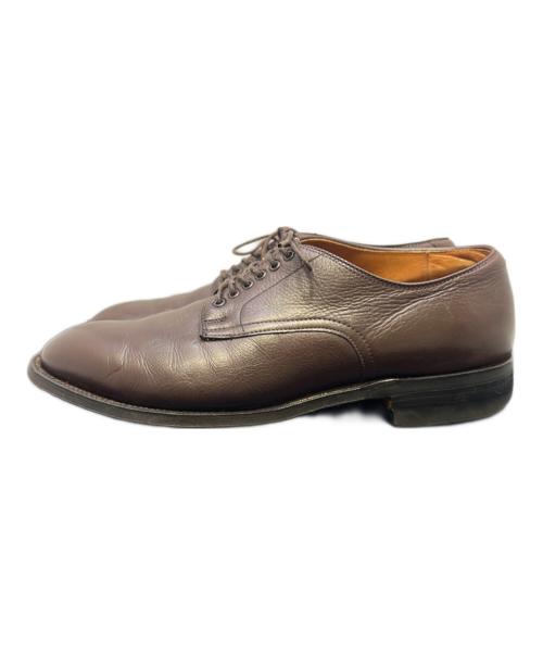 Alden（オールデン）Alden (オールデン) District UNITED ARROWS (ディストリクト ユナイテッドアローズ) プレーントゥシューズ ブラウン サイズ:7の古着・服飾アイテム