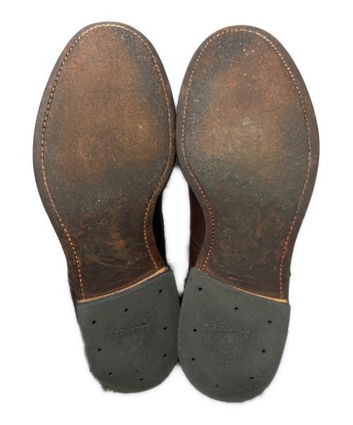 Alden（オールデン）Alden (オールデン) District UNITED ARROWS (ディストリクト ユナイテッドアローズ) プレーントゥシューズ ブラウン サイズ:7の古着・服飾アイテム
