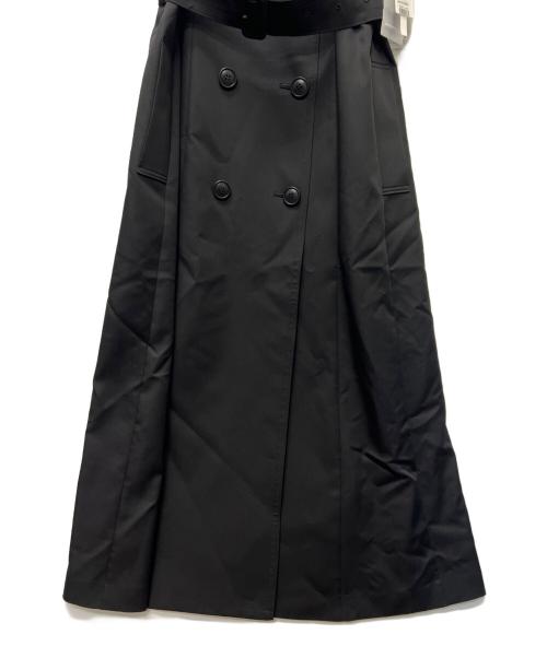 Diagram（ダイアグラム）Diagram (ダイアグラム) カットアウトトレンチノースリーブワンピース ブラック サイズ:３６の古着・服飾アイテム