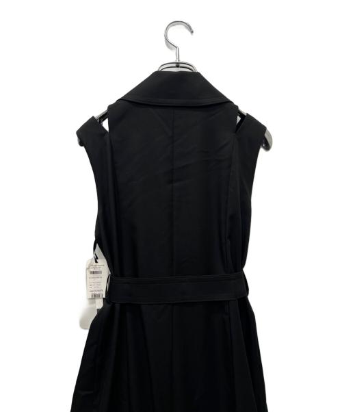 Diagram（ダイアグラム）Diagram (ダイアグラム) カットアウトトレンチノースリーブワンピース ブラック サイズ:３６の古着・服飾アイテム